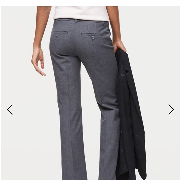 LOFT Pants - Loft Julie Fit Dark Gray Pant